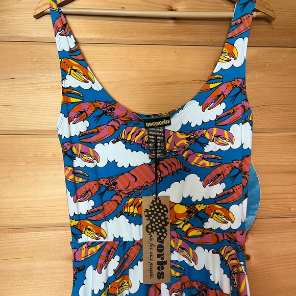 Nooworks Lobster dreams vacation dress NWT - Picture 2 of 3